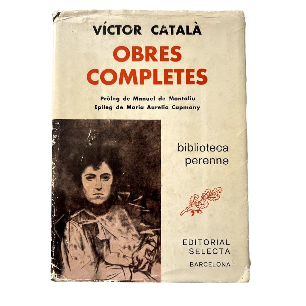 Obres Completes Victor Catala Hardback Vintage Book With Dust Jacket